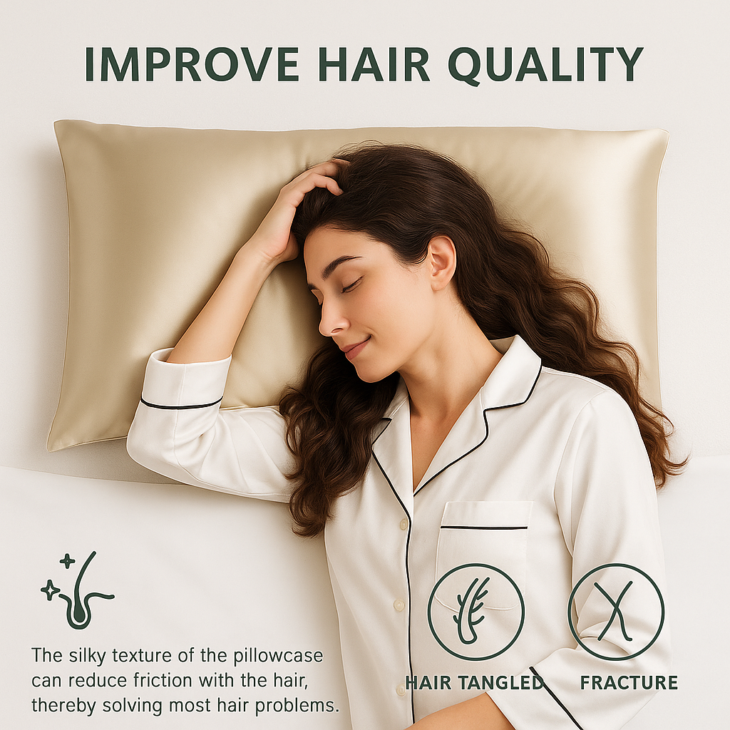 Silviy Satin Pillowcase