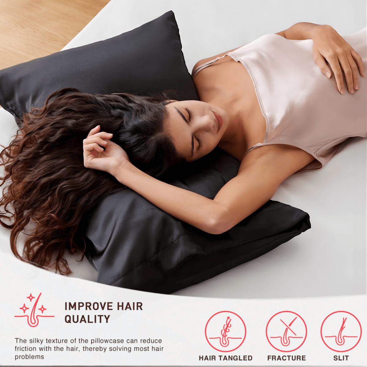 Silviy Satin Pillowcase - Silviy