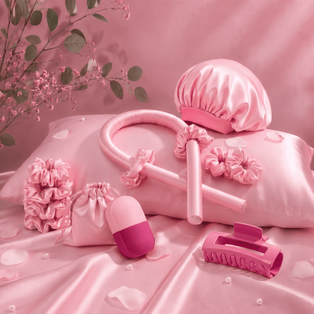 The Silviy Hair Essentials Set + Free Facial Ice Roller + Free Flexible Claw Clip - Silviy